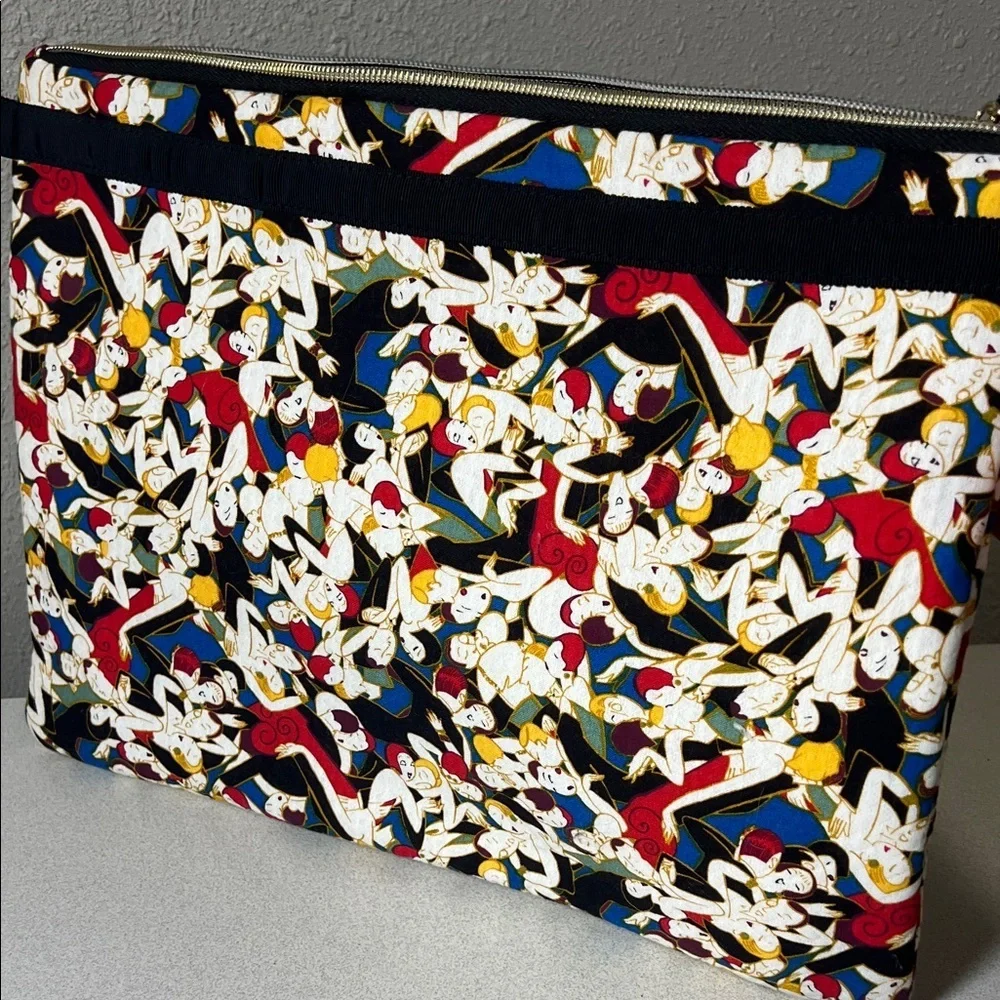 Carolina Herrera Multicolor Graphic Cosmetic Bag - Picture 4 of 5